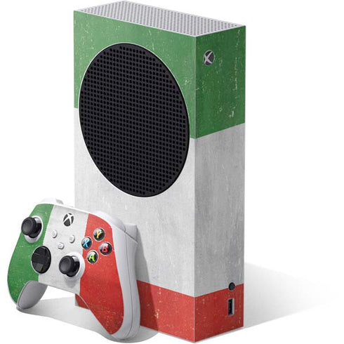 Italy Flag Distressed Xbox Series S Skins